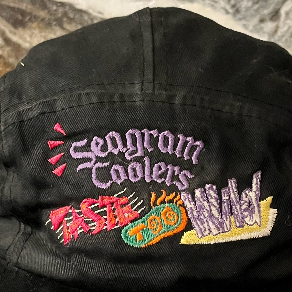 80’s SEAGRAMS COOLERS 5 panel hat!